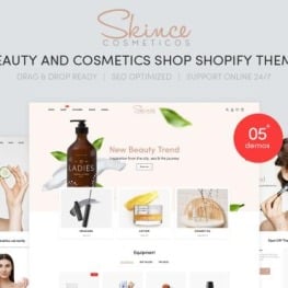 Skince Beauty Cosmetics Shop Shopify Theme # 139952