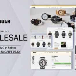 Bulk Wholesale Sell B B and B C Shopify Theme #143001