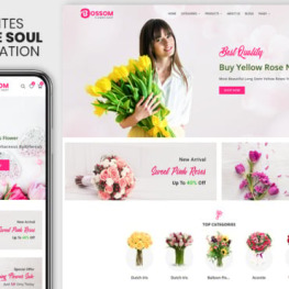 Bossom The Flower Gift Premium Shopify Theme #143355