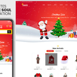 Xmas The Christmas Gift Decoration Shopify Theme #143357
