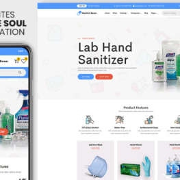 Medikit Bazar The Medicine Medical Shopify Theme #145311