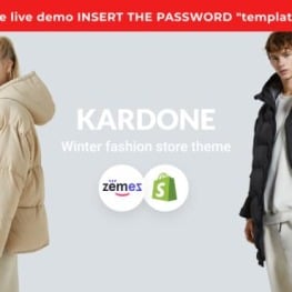 KarDone Winter Fashion Store Shopify Theme # 146799