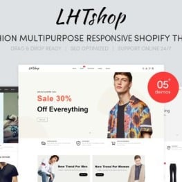 LhtShop Fashion Multipurpose Shopify Theme # 148472