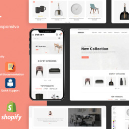 Desksy Modern Furniture Shopify Theme #150825