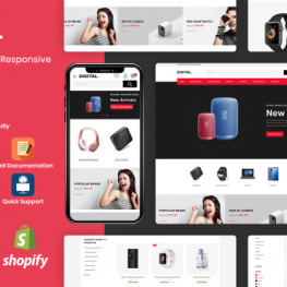 Digital Multipurpose Electronics Shopify Theme #152636