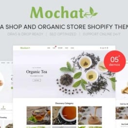 Mochato Tea Shop And Organic Store Shopify Theme # 156076