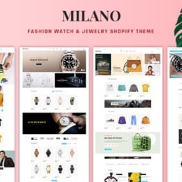 Milano Fashion Accessories Shopify Theme #156701