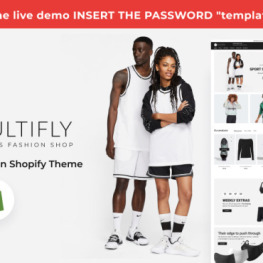 Multilfy Sports Fashion Store Shopify Theme #159172