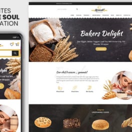 Bread Bakery The Bread Bakery Food Shopify Theme #161037