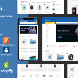Martaza Multipurpose Modern Shopify Theme #165526
