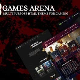 GameXPlay–Gaming HTML Website Template