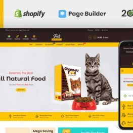 Pets Friendly Store Shopify Theme #170489