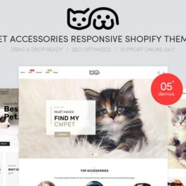 CwPet Pet Shop Shopify Theme # 172658