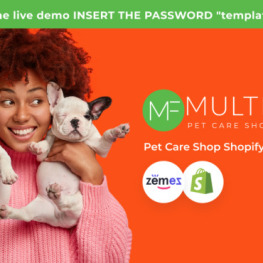 Multifly Responsive Pets Shop Shopify Theme #173217