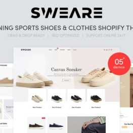 Sweare Running Shoes Sports Shoes Shopify Theme # 173323