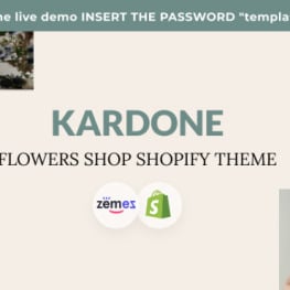 Kardone Flowers Shop Shopify Theme #173641