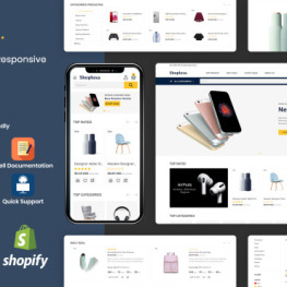 Shopluxa Multipurpose Premium Website Shopify Theme #173905