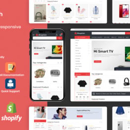 Shoplish Multipurpose Supermarket Shopify Theme #174346