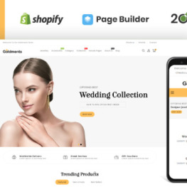 Goldments Jewellery Store Shopify Theme #175276