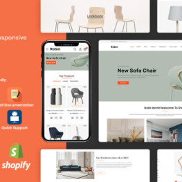 Robin Modern Furniture Shopify Theme #175839