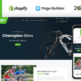 Sports Cycle And Accessories Store Shopify Theme #176902