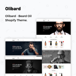 Olibard Beard Oil Shopify Theme #178306