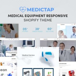 Medictap Medical Equipment Shopify Theme # 178307