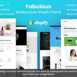 Fabulous Multipurpose Shopify Theme # 178669