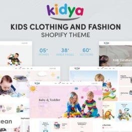Kidya Kids Clothing Fashion Shopify Theme # 179272