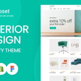 Roset Responsive Furniture Shopify Theme #179407