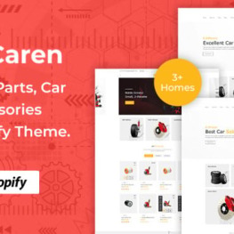 Caren Auto Parts Car Accessories Shopify Theme #180576