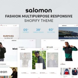 Salomon Fashion Multipurpose Shopify Theme # 180577