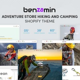 Benzamin Adventure Store Hiking Shopify Theme # 181192