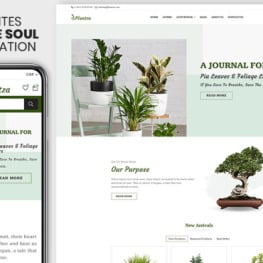 Plantza The Plant Organic Foods Shopify Theme #181831