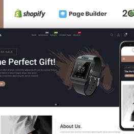 Watch Accessories Store Shopify Theme #183386