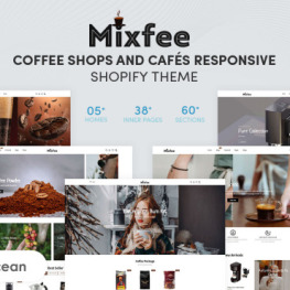 Mixfee Coffee Shops Caf s Shopify Theme #183587