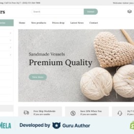 Crafter Art and Furniture Shopify Theme #183844