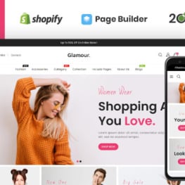 Glamour Fashion Accessories Shopify Theme #183971