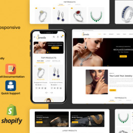 Jewels Jewellery Store Shopify Theme #184045