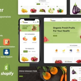 Fruitser Organic Grocery Store Shopify Theme #184046