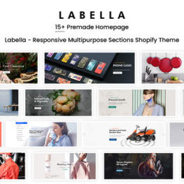 Labella Responsive Multipurpose Shopify Theme #184430