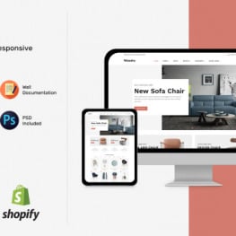 Woodry Multipurpose Furniture Interior Shopify Theme #185628