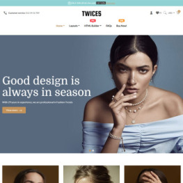 Twices Free Multipupose Section Shopify Theme # 186142