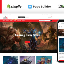 Gamebox Gaming Accessories Store Shopify Theme #189488