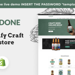 Kardone Craft Beer Brewery Shopify Theme #189940