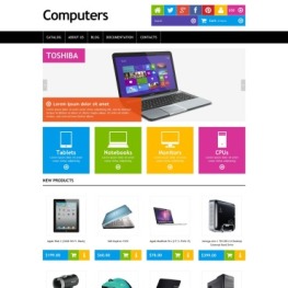 Free Computer Store Shopify Theme # 190214