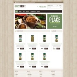 Free Spice Shop Shopify Theme # 190218