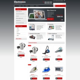 Free Electronics Online Store Shopify Theme # 190237