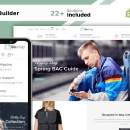 BeShop Bag Fashion Store Minimal Shopify Theme #191460