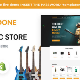 Kardone Music Store Shopify Theme #194280